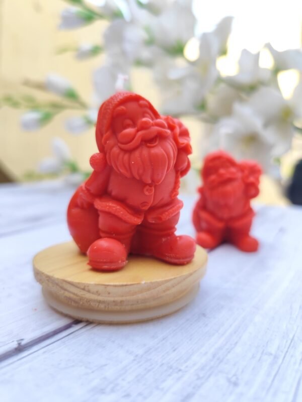 SMALL SANTA CANDLE